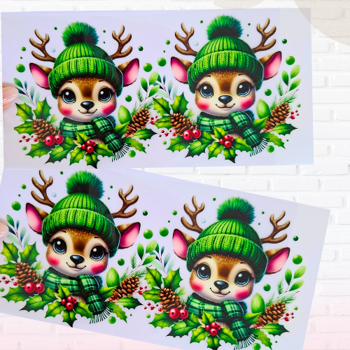 Decalque Transfer Natal Cervo