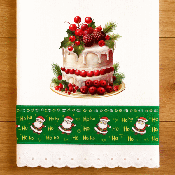 Decalque Transfer Bolo Natal