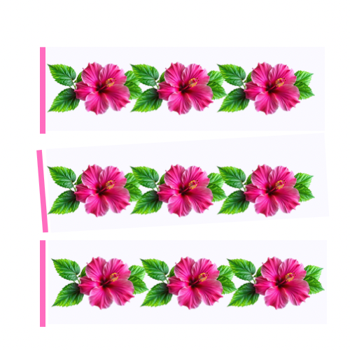 Transfer Fácil Flor Rosa
