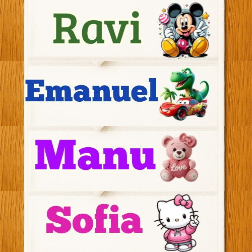5 Nomes Transfer Fácil Personalizados - Imagem 4